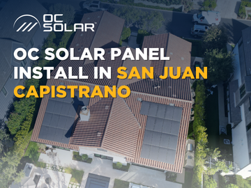 San Juan Capistrano Residential Solar Installation - We completed a residential solar installation in San Juan Capistrano featuring Panasonic 410W solar panels for top-tier energy production and Tesla Powerwall batteries for reliable energy storage. This custom system allows the homeowner to store excess power and lower their electric bills. At OC Solar, we specialize in efficient, long-lasting solar solutions backed by our 25-year warranty. Serving Orange County, we’re your trusted partner for sustainable energy and home value boosts. San Juan Capistrano Residential Solar Installation - We completed a residential solar installation in San Juan Capistrano featuring Panasonic 410W solar panels for top-tier energy production and Tesla Powerwall batteries for reliable energy storage. This custom system allows the homeowner to store excess power and lower their electric bills. At OC Solar, we specialize in efficient, long-lasting solar solutions backed by our 25-year warranty. Serving Orange County, we’re your trusted partner for sustainable energy and home value boosts.