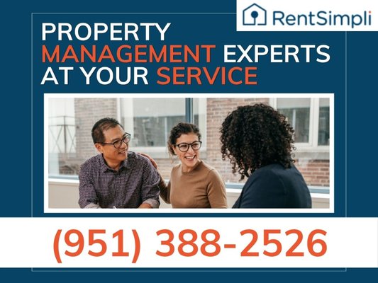 Property Management Experts at Your Service - RentSimpli provides full-service Residential Property Management designed to simplify rental ownership while delivering exceptional service to both property owners and residents. From marketing and leasing to tenant screening, maintenance coordination, inspections, and rent collection, our experienced team manages every aspect of your rental property with professionalism and care. By combining innovative technology with personalized service, we help protect your investment, maximize long-term value, and create a positive rental experience for everyone involved. With decades of property management expertise, we're committed to making rental ownership as simple and stress-free as possible.