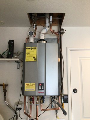 Tankless water heater - Older tankless unit giving error codes, we decided a new unit would be a much better solution Tankless water heater - Older tankless unit giving error codes, we decided a new unit would be a much better solution