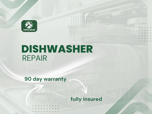 Dishwasher Repair - Complete dishwasher repair, including leaks, poor cleaning, drainage issues, control board problems, and no-power situations. We use original parts only and provide a 90-day warranty on all repairs. Dishwasher Repair - Complete dishwasher repair, including leaks, poor cleaning, drainage issues, control board problems, and no-power situations. We use original parts only and provide a 90-day warranty on all repairs.
