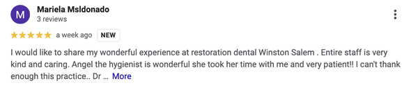 Check our what our patients are saying.... - we take pride in treating our patients with care!