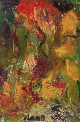 Oil on Canvas Matt Lamb - I had known of Matt Lamb’s art for years in the Chicago art scene. I remember meeting him at an event in the mid-2000s. We started talking and I asked him what he was up to and he said, “I am opening an Art Museum. What are you up to?” I said, “I have been working on my art museum as well, the Howard Finster Vision House.” Having something in common, I met him at his studio and did a TV show with him.

A few years later his family flew me to Dubai to rock with the billionaires and the international royalty. It was about elevating the price of the Matt Lamb art to $80/square inch.

I however can price the Matt Lamb art that I own however I want!

I have a lot of fantastic Matt Lamb art available. Contact me to get it for your collection.
-DL