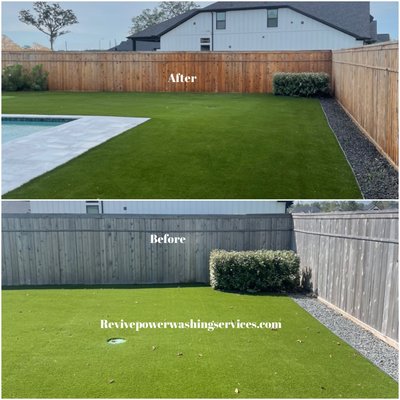 Fence cleaning to restore and renew fences and to prep for staining. - Cleaning your fence regularly will prolong your fence and preserve your curb appeal. Fence cleaning is also a must before staining. Fence cleaning to restore and renew fences and to prep for staining. - Cleaning your fence regularly will prolong your fence and preserve your curb appeal. Fence cleaning is also a must before staining.
