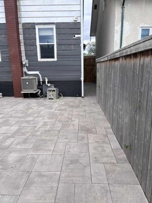 Patio Install - Huge Collaboration project. We had the opportunity to help out JJ Excavation and Leveling with this Patio Install. JJ had already started the project before we arrived on site. They excavated all work areas and installed 3/4 Limestone at a depth of 8 Inches.
When we had arrived on site, we did minor repair and adjustments to the basework that was installed. After basework was graded, finessed and confirmed, we started the screeding process. After installing bedding sand(Course sand) we started to lay the pavers immediately.
The pavers were fairly sized and of the highest quality, Using the next generation pavers we created the patio using a specialized 3 set pattern. Each brick was roughly 70mm and a mixture of sierra grey/concrete grey.
Combining Screeding with Laying brick and cutting brick, we came together and created something truly intricate, and beautiful.
A huge shout out to JJ Excavation And Leveling for giving us the opportunity to not only help out with this project but to build towards something much bigger. Our teams meshed very well during the build of this project and the customer was extremely happy!
Thanks for checking this one out, Stay tuned for the next project ! Patio Install - Huge Collaboration project. We had the opportunity to help out JJ Excavation and Leveling with this Patio Install. JJ had already started the project before we arrived on site. They excavated all work areas and installed 3/4 Limestone at a depth of 8 Inches.
When we had arrived on site, we did minor repair and adjustments to the basework that was installed. After basework was graded, finessed and confirmed, we started the screeding process. After installing bedding sand(Course sand) we started to lay the pavers immediately.
The pavers were fairly sized and of the highest quality, Using the next generation pavers we created the patio using a specialized 3 set pattern. Each brick was roughly 70mm and a mixture of sierra grey/concrete grey.
Combining Screeding with Laying brick and cutting brick, we came together and created something truly intricate, and beautiful.
A huge shout out to JJ Excavation And Leveling for giving us the opportunity to not only help out with this project but to build towards something much bigger. Our teams meshed very well during the build of this project and the customer was extremely happy!
Thanks for checking this one out, Stay tuned for the next project !