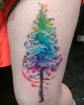 Tattoos by Angela - our watercolor specialist is ready to take appointments