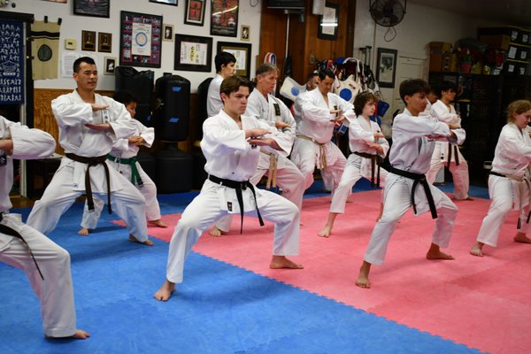 Advance Class - Advance class learning high level Goju Ryu ancient Kata (forms) and bunkai (applications) to the forms. All of our karate Kata mean a self defense theme for application in a street attack. Advance Class - Advance class learning high level Goju Ryu ancient Kata (forms) and bunkai (applications) to the forms. All of our karate Kata mean a self defense theme for application in a street attack.