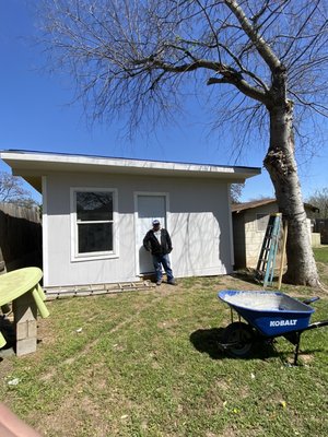 Storage construction - The storage was built from the ground up in 15 days. With roofing and fully painted Storage construction - The storage was built from the ground up in 15 days. With roofing and fully painted