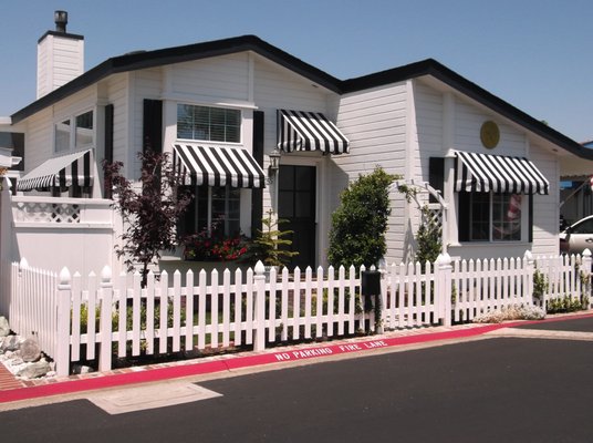 Riviera Stationary Awning - Before & After - The Riviera is an economical yet classic stationary awning in the traditional sense of taste and style. The Riviera is our most popular fixed awning designed in Orange County, California. Simple, yet attractive and cost effective. Riviera Stationary Awning - Before & After - The Riviera is an economical yet classic stationary awning in the traditional sense of taste and style. The Riviera is our most popular fixed awning designed in Orange County, California. Simple, yet attractive and cost effective.