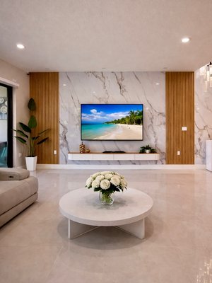 Modern Luxury Living Room & Kitchen Transformation - We are absolutely in love with how this high-end home transformation turned out! We are incredibly grateful to our clients for their trust in our team. Honestly, bringing these stunning, luxury design dreams to life—it’s the best reward we could ask for. 🏠✨ We put our heart and absolute precision into every single detail.
This comprehensive project included:
Premium Porcelain Feature Walls: Flawless installation of large-format marble-look porcelain slabs as dramatic accent walls in the double-height living room and entryway.
Custom Slat Wood Paneling: Crafted and installed elegant vertical wood slat panels to frame the TV area and add warmth to the space.
Modern Kitchen Remodel: Complete installation of light grey cabinetry, high-end quartz countertops with a waterfall island, and professional built-in appliances.
Custom Entryway Mudroom: Setup of a sleek, high-gloss entryway unit with integrated mirrors, a floating wooden bench, and smart home controls.
Luxury Lighting Integration: Professional mounting of a breathtaking double-height hanging chandelier and modern gold kitchen pendant fixtures.
Axetron LLC specializes in high-quality home renovations and premium installations throughout Boca Raton, Delray Beach, Boynton Beach, and all Palm Beach County. We pride ourselves on exceptional craftsmanship, reliable service, and attention to every single detail.
Transform your home today!
Call or Text: +1 (561) 344-6919
WhatsApp available 🟢 Modern Luxury Living Room & Kitchen Transformation - We are absolutely in love with how this high-end home transformation turned out! We are incredibly grateful to our clients for their trust in our team. Honestly, bringing these stunning, luxury design dreams to life—it’s the best reward we could ask for. 🏠✨ We put our heart and absolute precision into every single detail.
This comprehensive project included:
Premium Porcelain Feature Walls: Flawless installation of large-format marble-look porcelain slabs as dramatic accent walls in the double-height living room and entryway.
Custom Slat Wood Paneling: Crafted and installed elegant vertical wood slat panels to frame the TV area and add warmth to the space.
Modern Kitchen Remodel: Complete installation of light grey cabinetry, high-end quartz countertops with a waterfall island, and professional built-in appliances.
Custom Entryway Mudroom: Setup of a sleek, high-gloss entryway unit with integrated mirrors, a floating wooden bench, and smart home controls.
Luxury Lighting Integration: Professional mounting of a breathtaking double-height hanging chandelier and modern gold kitchen pendant fixtures.
Axetron LLC specializes in high-quality home renovations and premium installations throughout Boca Raton, Delray Beach, Boynton Beach, and all Palm Beach County. We pride ourselves on exceptional craftsmanship, reliable service, and attention to every single detail.
Transform your home today!
Call or Text: +1 (561) 344-6919
WhatsApp available 🟢