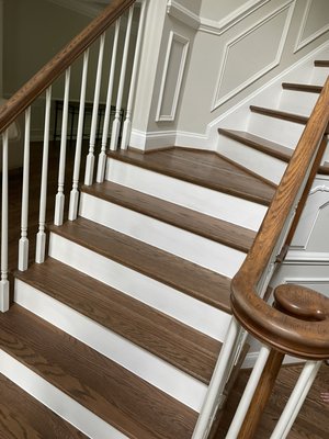 Refinish or install a new staircase! - We can update your staircase and make it look new again! Call for your free consultation today! 704-363-6963 Refinish or install a new staircase! - We can update your staircase and make it look new again! Call for your free consultation today! 704-363-6963