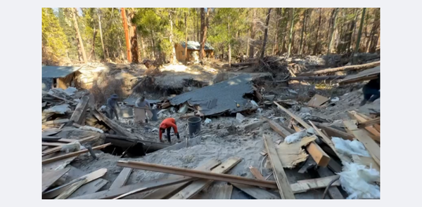 WIND DAMAGE CLEANOUT - This property took a hard hit from last month’s strong winds, leaving behind debris from cabins that had stood there for years.  The owners were determined to restore it to its original state, as if the devastation had never occurred. They reached out to us for an in-person estimate, and after assessing the site in Angelus Oaks, we secured the contract to help bring their vision back to life.