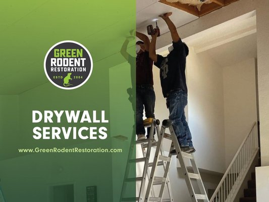 Drywall services - Many of our clients were asking about wall repairs after using one of our services, that's why we've decided to open our drywall department, so our customer can get all their solution in one place they already trust. Our drywallers are top professionals leaving job site clean and customers happy.