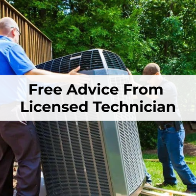 Free Advice From Licensed Technician - Free Advice From Licensed Technician. We will help you solve the problem on the phone if possible, saving you time and money.