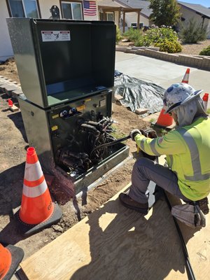Power Distribution - A collection of larger projects involving utility related projects, sub-panel power distribution and main service installations. Power Distribution - A collection of larger projects involving utility related projects, sub-panel power distribution and main service installations.
