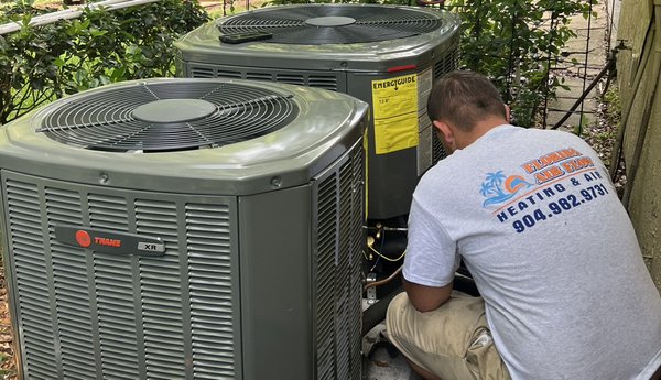New systems give us a call for a free estimate. 24/7 same low price - This was a 2 system replacement we were doing New systems give us a call for a free estimate. 24/7 same low price - This was a 2 system replacement we were doing
