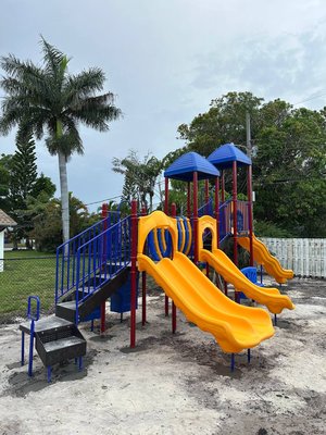Installation of a Large Playground Structure - Together with a small team, I assembled a large playground structure. The play system includes multiple slides, climbing stairs, covered platforms, and safety railings — all built from durable materials such as powder-coated metal and heavy-duty plastic. I handled the structural alignment, bolt connections, and overall leveling to ensure long-term safety and functionality. The site was prepared and cleaned post-installation. This project required precision, teamwork, and full compliance with playground safety standards. Installation of a Large Playground Structure - Together with a small team, I assembled a large playground structure. The play system includes multiple slides, climbing stairs, covered platforms, and safety railings — all built from durable materials such as powder-coated metal and heavy-duty plastic. I handled the structural alignment, bolt connections, and overall leveling to ensure long-term safety and functionality. The site was prepared and cleaned post-installation. This project required precision, teamwork, and full compliance with playground safety standards.