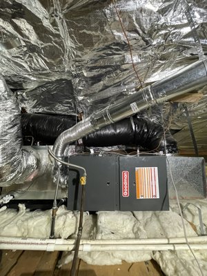 2025 Full system Replacement - Replaced gas furnace, evaporator coil and heat pump condenser 2025 Full system Replacement - Replaced gas furnace, evaporator coil and heat pump condenser