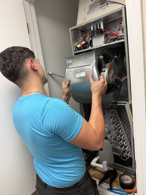 Air Duct Cleaning in Sanford - We provide professional air duct cleaning services designed to improve indoor air quality, system efficiency, and overall home comfort. Our process removes accumulated dust, debris, pet dander, and other airborne contaminants from supply and return ductwork using commercial-grade negative air equipment and agitation tools.
Each service includes a full system inspection, proper system protection, and a thorough cleaning of accessible duct lines to ensure debris is safely captured and removed—not redistributed into the home. This service is especially beneficial for homeowners experiencing excessive dust, allergy symptoms, recent renovations, or reduced HVAC performance.
Our technicians follow industry-accepted best practices, work cleanly and respectfully in the home, and provide before-and-after documentation when applicable. The result is a cleaner HVAC system, improved airflow, and healthier air circulation throughout the property. Air Duct Cleaning in Sanford - We provide professional air duct cleaning services designed to improve indoor air quality, system efficiency, and overall home comfort. Our process removes accumulated dust, debris, pet dander, and other airborne contaminants from supply and return ductwork using commercial-grade negative air equipment and agitation tools.
Each service includes a full system inspection, proper system protection, and a thorough cleaning of accessible duct lines to ensure debris is safely captured and removed—not redistributed into the home. This service is especially beneficial for homeowners experiencing excessive dust, allergy symptoms, recent renovations, or reduced HVAC performance.
Our technicians follow industry-accepted best practices, work cleanly and respectfully in the home, and provide before-and-after documentation when applicable. The result is a cleaner HVAC system, improved airflow, and healthier air circulation throughout the property.