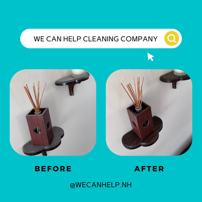 Before and After - Welcome to the Before & After Portfolio of We Can Help Cleaning LLC (WCH) in NH! 📸✨ Explore stunning house cleaning transformations achieved through our expert services. Each set of photos in this album showcases the dramatic improvements we bring to homes and businesses across the Seacoast and Southern New Hampshire areas.
From cluttered and worn-out to pristine and refreshed, WCH takes pride in delivering exceptional house cleaning results. Whether it's deep cleaning carpets, restoring shine to hardwood floors, or reviving neglected spaces, our before and after photos illustrate our commitment to excellence.
Witness living rooms transformed into inviting sanctuaries, kitchens revitalized to their pristine state, and bathrooms gleaming with cleanliness. Each photo tells a story of our meticulous attention to detail and dedication to customer satisfaction.
Ready to experience the difference? Contact We Can Help Cleaning today to schedule your house cleaning service and discover why our clients trust us to make their spaces shine. Join the many satisfied customers who have chosen WCH for their house cleaning needs in Seacoast and Southern NH. Before and After - Welcome to the Before & After Portfolio of We Can Help Cleaning LLC (WCH) in NH! 📸✨ Explore stunning house cleaning transformations achieved through our expert services. Each set of photos in this album showcases the dramatic improvements we bring to homes and businesses across the Seacoast and Southern New Hampshire areas.
From cluttered and worn-out to pristine and refreshed, WCH takes pride in delivering exceptional house cleaning results. Whether it's deep cleaning carpets, restoring shine to hardwood floors, or reviving neglected spaces, our before and after photos illustrate our commitment to excellence.
Witness living rooms transformed into inviting sanctuaries, kitchens revitalized to their pristine state, and bathrooms gleaming with cleanliness. Each photo tells a story of our meticulous attention to detail and dedication to customer satisfaction.
Ready to experience the difference? Contact We Can Help Cleaning today to schedule your house cleaning service and discover why our clients trust us to make their spaces shine. Join the many satisfied customers who have chosen WCH for their house cleaning needs in Seacoast and Southern NH.