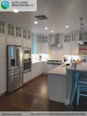 Full Kitchen Remodel - Carlsbad, CA - Full Kitchen Remodel:
- New appliances
- New Cabinets
- New Floors
- New countertop
- Backsplash Full Kitchen Remodel - Carlsbad, CA - Full Kitchen Remodel:
- New appliances
- New Cabinets
- New Floors
- New countertop
- Backsplash