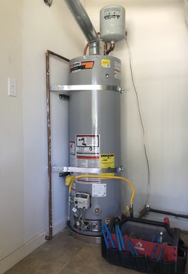 Tank Water Heater Installations - Tank water heaters are the most affordable form of water heaters. They are dependable and we offer a variety of brands and sizes to fit in your home or commercial building. Tank Water Heater Installations - Tank water heaters are the most affordable form of water heaters. They are dependable and we offer a variety of brands and sizes to fit in your home or commercial building.