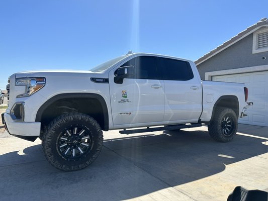 Full interior cleaning and exterior wash and wax - Here we have a beautiful 3.0L Duramax that took a road trip and was needing some good loving. We did our full Interior and exterior detail of this beautiful truck. All hand washed and every inch was scrubbed and all the beach sand was gone. Customer is now on our bi monthly service package to keep the this truck looking as beautiful as it should. Full interior cleaning and exterior wash and wax - Here we have a beautiful 3.0L Duramax that took a road trip and was needing some good loving. We did our full Interior and exterior detail of this beautiful truck. All hand washed and every inch was scrubbed and all the beach sand was gone. Customer is now on our bi monthly service package to keep the this truck looking as beautiful as it should.