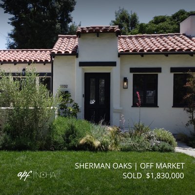 SOLD | Sherman Oaks - Beyond excited for our clients who officially closed on their first home!
They had their heart set on a modern Spanish and within 2 months, we found them an off market modern Spanish in Sherman Oaks! 🤍🏠✨
$1,830,000
Off Market | Sherman Oaks
4 Bed | 3 Bath | 2,356 sqft SOLD | Sherman Oaks - Beyond excited for our clients who officially closed on their first home!
They had their heart set on a modern Spanish and within 2 months, we found them an off market modern Spanish in Sherman Oaks! 🤍🏠✨
$1,830,000
Off Market | Sherman Oaks
4 Bed | 3 Bath | 2,356 sqft