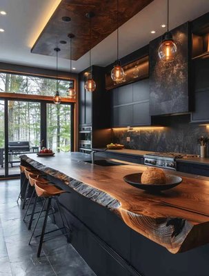 Luxury Dark Kitchen Design Inspiration - This kitchen design inspiration features a luxury dark-tone style with custom cabinetry, stone countertops, warm under-cabinet lighting, wood accents, and a large functional island. The design focuses on a modern, high-end look while keeping the kitchen practical for everyday use, storage, cooking, and entertaining.
Alpha Advantage Home Builders can help homeowners create custom kitchen remodels with quality craftsmanship, clean finishes, and designs that add long-term value to the home. Luxury Dark Kitchen Design Inspiration - This kitchen design inspiration features a luxury dark-tone style with custom cabinetry, stone countertops, warm under-cabinet lighting, wood accents, and a large functional island. The design focuses on a modern, high-end look while keeping the kitchen practical for everyday use, storage, cooking, and entertaining.
Alpha Advantage Home Builders can help homeowners create custom kitchen remodels with quality craftsmanship, clean finishes, and designs that add long-term value to the home.