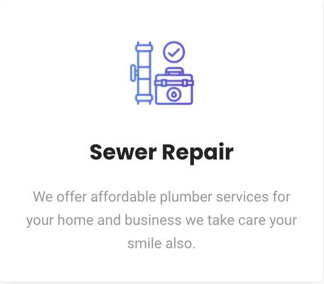 Sewer Repair - We offer affordable plumbing and sewer services for both your home and business. Call us today to schedule your next project, or for immediate emergency services. Sewer Repair - We offer affordable plumbing and sewer services for both your home and business. Call us today to schedule your next project, or for immediate emergency services.