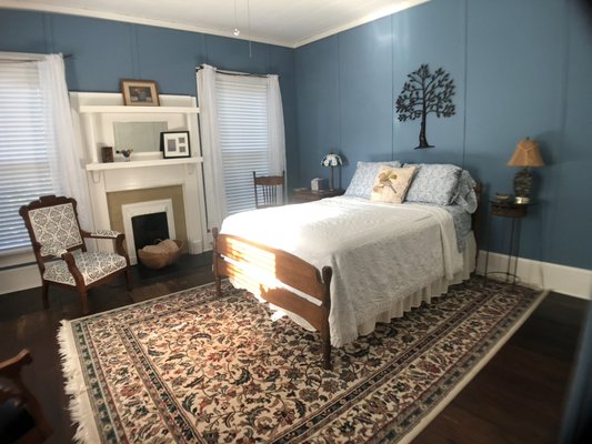 Room #4 The Blue Granite Room. - Named for the South Carolina State Stone, this is the Blue Granite Room. Besides being blue it is also bright, with 3 large windows, and has a full size (double) bed.
Mention Yelp when you call for a 10 % discount or an automatic upgrade (if available upon check-in) Room #4 The Blue Granite Room. - Named for the South Carolina State Stone, this is the Blue Granite Room. Besides being blue it is also bright, with 3 large windows, and has a full size (double) bed.
Mention Yelp when you call for a 10 % discount or an automatic upgrade (if available upon check-in)