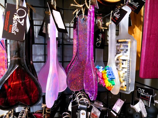 New Paddles! - You asked for more creative paddles so we made some! Introducing our Vanilla Kink exclusive line of resin paddles in fun colors and textures including LEGOS! New Paddles! - You asked for more creative paddles so we made some! Introducing our Vanilla Kink exclusive line of resin paddles in fun colors and textures including LEGOS!