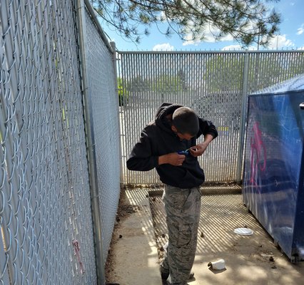 Suspicious person Call - Our dispatch team received a call regarding a suspicious male loitering in the dumpster enclosure at one of our Client's locations. We responded to the property and made contact with the individual who was using narcotics behind the dumpster. Patrol staff was able to get this individual moving along without issue. This individual received a formal trespassing notice due to the drug use witnessed by our team!
