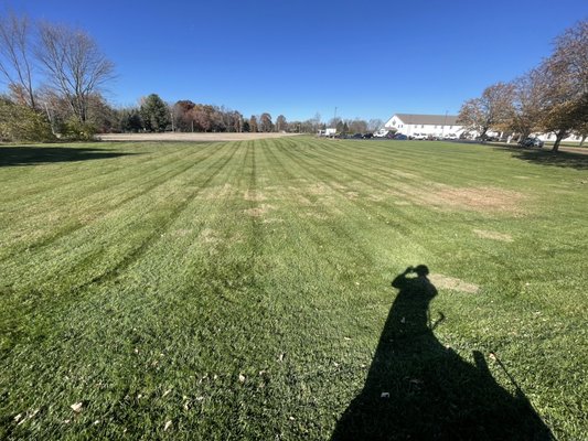 commercial mowing!! - this is a commercial client of ours that is happy to have their grass cut weekly and always have it looking so nice!