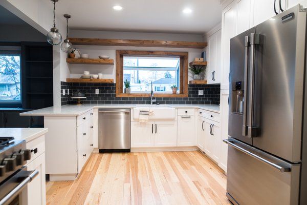 Old, small, and dark kitchen, to spacious, functional, and bright! - I think the pictures speak for themselves. :)