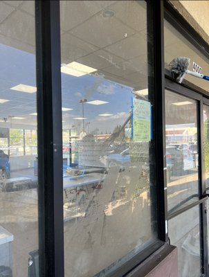 Window restoration for new business - We recently completed a challenging yet rewarding window cleaning project at a commercial property. Upon initial assessment, we discovered that all the windows were marred by stubborn residue from large sticker posters. It was evident that removing the glue would require careful attention to prevent any damage to the glass, which meant this project would demand a significant amount of meticulous effort.

After providing the client with a detailed estimate, they agreed to have the work completed the following day in the early morning. We arrived a few minutes before the scheduled time and conducted an additional thorough inspection of the windows. We took the time to communicate with the client about the existing damage to the windows and assured them that we would perform the cleaning with the utmost care.

The project involved the meticulous removal of months-old glue residue, other stubborn residues, full window films, cleaning of the window frames, and even addressing some graffiti. Additionally, the windows were covered in dirt and grime, which required special attention to restore their clarity.

Originally, we estimated that the project would take approximately 3 hours to complete. However, due to the extent of the residue and the care required, the project ended up taking 5 hours to ensure that every window was cleaned to our high standards. As we worked, the interior of the store gradually filled with more and more natural light, signifying the transformation taking place.

Once the residue was removed, we proceeded to wash all the outside windows before moving inside to tackle the interior windows. Each window was meticulously cleaned, and as a result, the interior was illuminated by natural light, creating a welcoming and bright atmosphere within the store.

Upon completion of the cleaning, we conducted a final inspection to ensure that every window met our high standards of cleanliness and clarity. The end result was a remarkable transformation, with the windows now gleaming and allowing in abundant natural light, creating a fresh and inviting ambiance for the store.

This project was a testament to our commitment to delivering high-quality window cleaning services, even in the face of challenging and time-consuming tasks.
