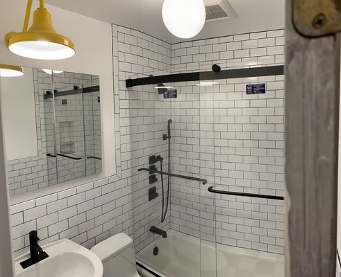 Bathroom remodel. 2020. by Licensed General Contractor Underconstruction AKS Inc. - Full gut bath renovations. Bathroom remodel. 2020. by Licensed General Contractor Underconstruction AKS Inc. - Full gut bath renovations.