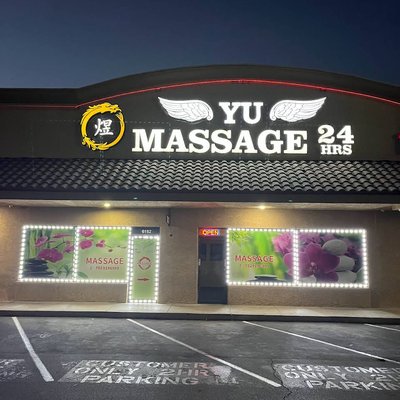 ⭐️ Welcome to Yu Massage ⭐️ - Welcome to Yu Massage, your ultimate oasis of relaxation. We offer a comprehensive range of services, including Thai Massage, Body Massage, Foot Massage Reflexology, and Body Scrub, all delivered with the utmost professionalism. 

Our skilled therapists are dedicated to providing you with a rejuvenating experience that will leave you feeling refreshed and revitalized. Conveniently located just 3 minutes away from the strip, with easy parking, our 24-hour operation ensures that you can indulge in a pampering session at any time that suits you. Visit Yu Massage and discover the perfect blend of therapeutic treatments and convenience, as we cater to your well-being around the clock.