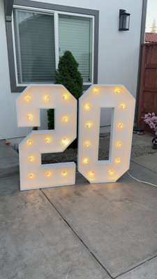 Marquee Numbers - Marquee Numbers