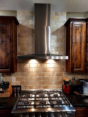 Backsplash Tile Installations - Tile backsplashes can be added to kitchen, bath and bar walls
