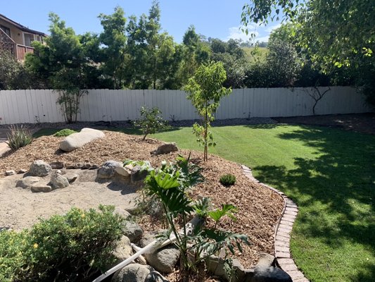 Backyard Makeover - Rental Ready! - New sod and mulch completely transformed this backyard! We were able to give this yard a complete makeover in a short amount of time and made it move in ready for our client’s new renters. Give us a call if you need your yard cleaned up quickly. (760) 239-7308 Backyard Makeover - Rental Ready! - New sod and mulch completely transformed this backyard! We were able to give this yard a complete makeover in a short amount of time and made it move in ready for our client’s new renters. Give us a call if you need your yard cleaned up quickly. (760) 239-7308