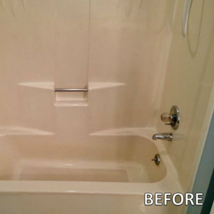 We Repair and Resurface Bathtubs & Showers, Wall & Floor Tile, Counter & Vanity-tops - Make your bathroom NEW again, in ONE day, in the COLOR of your choice, for LESS than $999 / Bathtub Refinishing / Shower Refinishing / Wall & Floor Tile Refinishing / Countertop and Vanity-top Refinishing
We Specialize in Repairing, Refinishing, & Recoloring existing Surfaces in Kitchens & Bathrooms.
Bathtubs / Showers / Fiberglass Units / Chip & Crack Repairs / Tile Showers / Wall Tile / Floor Tile / Vanity Tops / Countertops / Pool Steps & Slides / Baptistries We Repair and Resurface Bathtubs & Showers, Wall & Floor Tile, Counter & Vanity-tops - Make your bathroom NEW again, in ONE day, in the COLOR of your choice, for LESS than $999 / Bathtub Refinishing / Shower Refinishing / Wall & Floor Tile Refinishing / Countertop and Vanity-top Refinishing
We Specialize in Repairing, Refinishing, & Recoloring existing Surfaces in Kitchens & Bathrooms.
Bathtubs / Showers / Fiberglass Units / Chip & Crack Repairs / Tile Showers / Wall Tile / Floor Tile / Vanity Tops / Countertops / Pool Steps & Slides / Baptistries