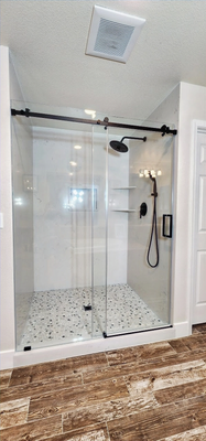 Shower Remodel - A bathroom remodel is an exciting opportunity to transform your space into a stylish and functional oasis. By updating fixtures, tiles, and lighting, you can enhance your bathroom's aesthetic appeal and practicality. Embrace the chance to personalize your bathroom and your home's value with a thoughtful redesign. Shower Remodel - A bathroom remodel is an exciting opportunity to transform your space into a stylish and functional oasis. By updating fixtures, tiles, and lighting, you can enhance your bathroom's aesthetic appeal and practicality. Embrace the chance to personalize your bathroom and your home's value with a thoughtful redesign.
