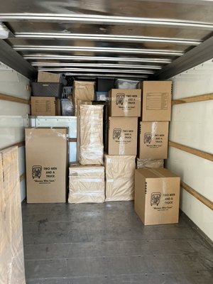 Moving Services - everything fell into a truck and was unloaded into a store