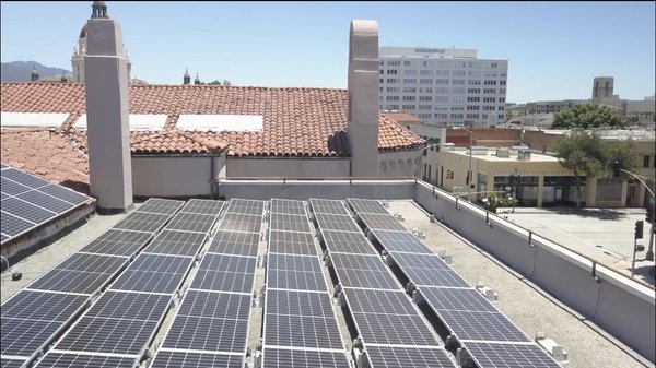 65kw of roof top solar & 30kw Tesla battery backup (commercial) - This commercial facility has over 60kw of solar PV that was mounted using both the flat roofs and the clay tile. This project also included 30kw of Tesla battery backup for times of grid failure. This facility is able to run their building for up to 6 hours if need be when the grid goes down not delaying production.