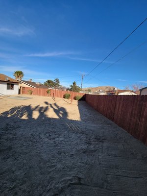 Landscape New fence - Landscape work