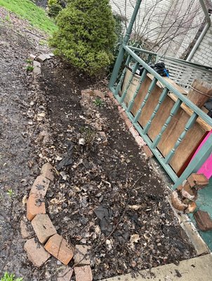 Front facing flower bed do-over - Flowerbed