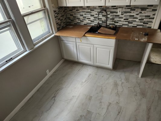 kitchen and bath remodel - this was a complete gut. we did everything from the floor up. 1 call for all your jobs