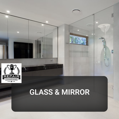 Glass & Mirror - From custom mirrors to glass tabletops, trust us for all your glass and mirror needs.