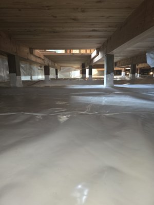 Crawlspace Encapsulation - Crawlspace Encapsulation is a highly effective way to protect your home´s foundation and improve overall indoor air quality.
By sealing the crawlspace with a durable vapor barrier, it helps control moisture levels, reduce odors, and prevent mold growth.
This process also keeps pests out, increases energy efficiency, and extends the lifespan of the home´s structural components.
Overall, encapsulation creates a cleaner, healthier, and more stable environment throughout the home. Crawlspace Encapsulation - Crawlspace Encapsulation is a highly effective way to protect your home´s foundation and improve overall indoor air quality.
By sealing the crawlspace with a durable vapor barrier, it helps control moisture levels, reduce odors, and prevent mold growth.
This process also keeps pests out, increases energy efficiency, and extends the lifespan of the home´s structural components.
Overall, encapsulation creates a cleaner, healthier, and more stable environment throughout the home.