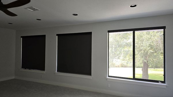 Roller Blinds Installation for Large Windows - This project involved the installation of sleek and modern roller blinds on three large panoramic windows. The installation process, which took approximately 3 hours, was meticulously executed to ensure a perfect fit and smooth operation.